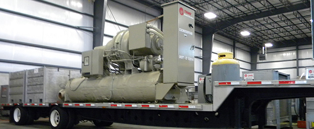 Person County NC Water-Cooled Chiller Rentals 225-tons, 350-tons, 500-tons, 750-tons, 900-tons and 1000-tons 